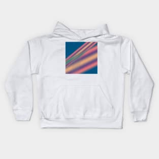 blue red yellow abstract texture Kids Hoodie